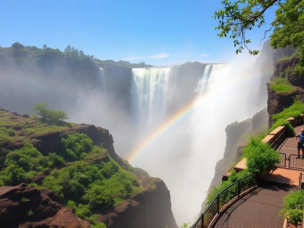 Cataratas do Iguaçu vistas do lado brasileiro